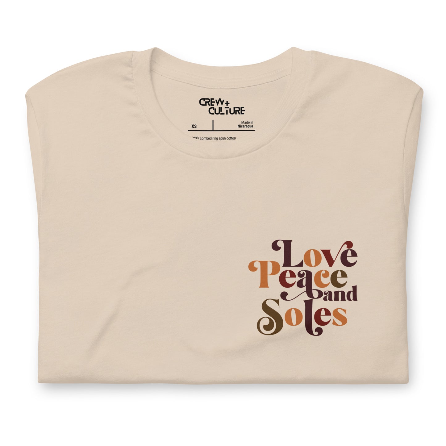 Love, Peace, & Soles Tee