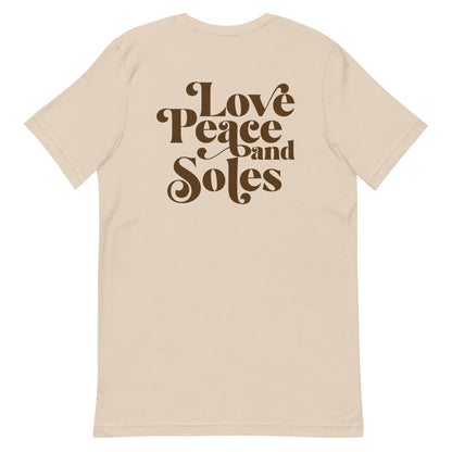 Love, Peace, & Soles Tee