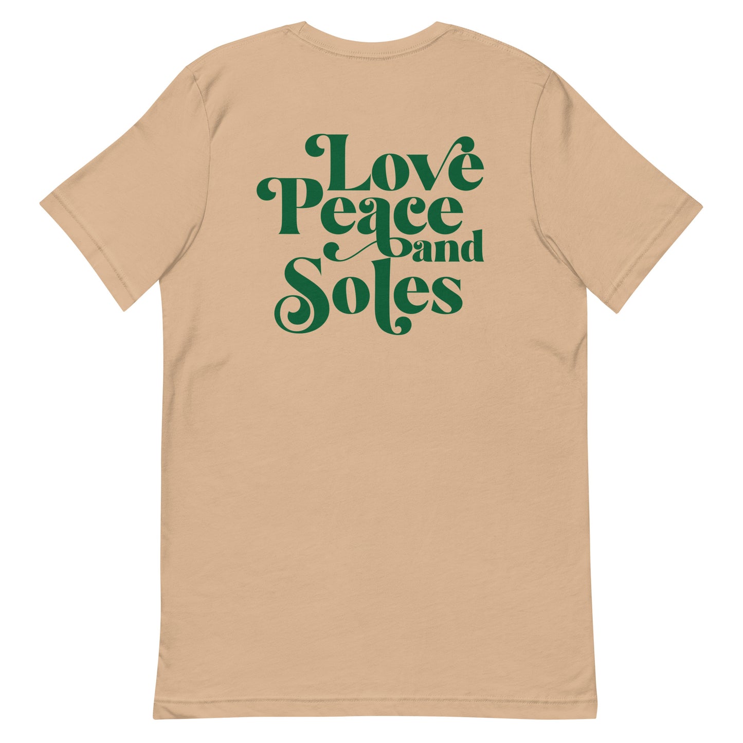 Love, Peace, & Soles Tee